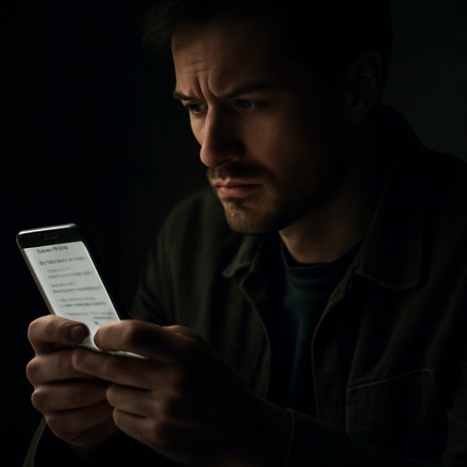 3333bd user reading rules on phone
